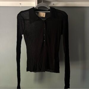 ROZALIA X ROLLAS THE LONG SLEEVE KNIT SHIRT